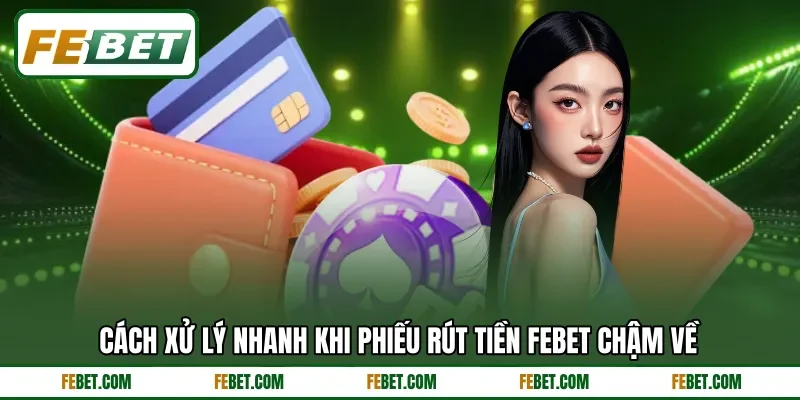 Cách xử lý nhanh khi phiếu rút tiền FEBET chậm về