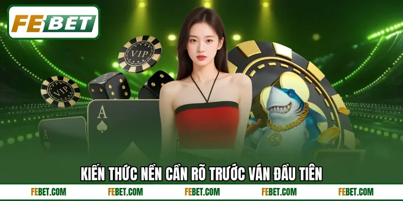 Kiến thức nền cần rõ trước ván đầu tiên Kiến thức nền cần rõ trước ván đầu tiên
