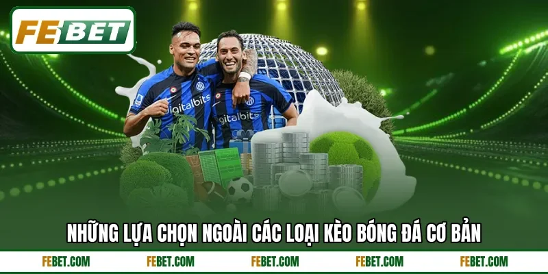 Những lựa chọn ngoài các loại kèo bóng đá&nbsp;cơ bản