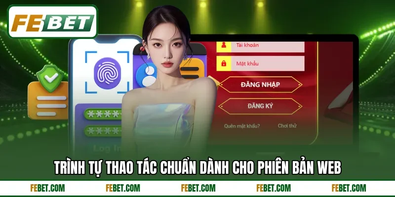 Trình tự thao tác chuẩn dành cho phiên bản web